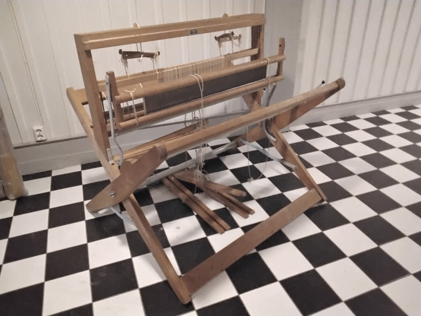 Ihopfälbar vävstol