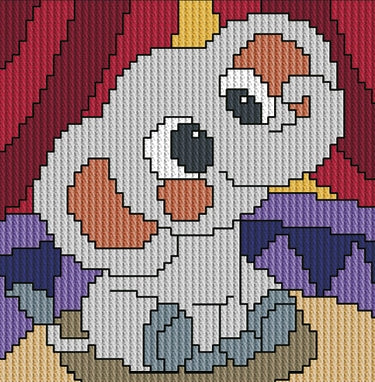 Broderikit för barn i långstygn - My First Kit från Permin