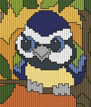 Broderikit för barn i långstygn - My First Kit från Permin