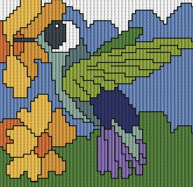 Broderikit för barn i långstygn - My First Kit från Permin