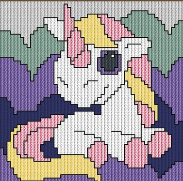 Broderikit för barn i långstygn - My First Kit från Permin