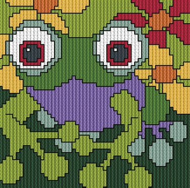 Broderikit för barn i långstygn - My First Kit från Permin