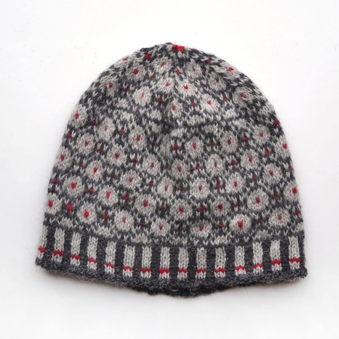 Mössa i tre färger (Mönster 11154)