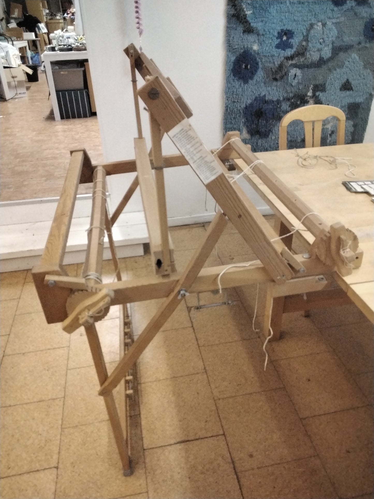 Ihopfälbar vävstol