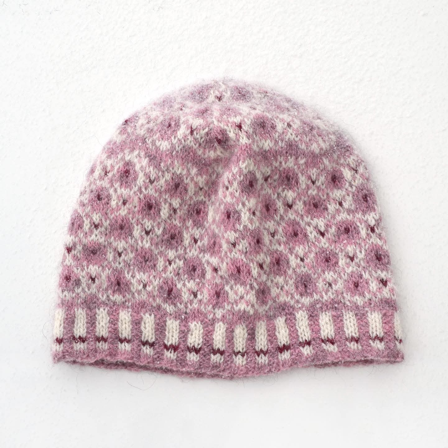 Mössa i tre färger (Mönster 11154)