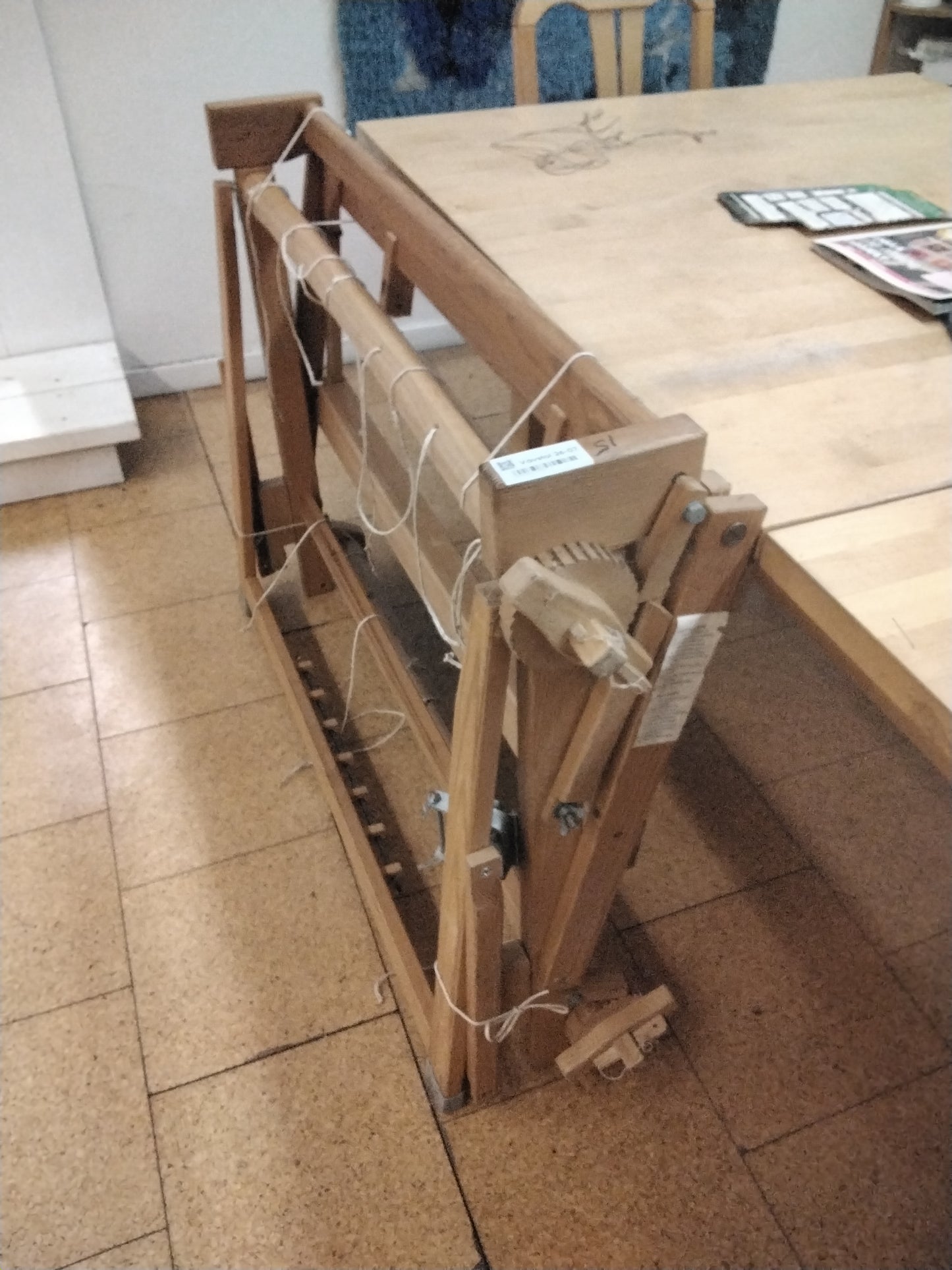 Ihopfälbar vävstol